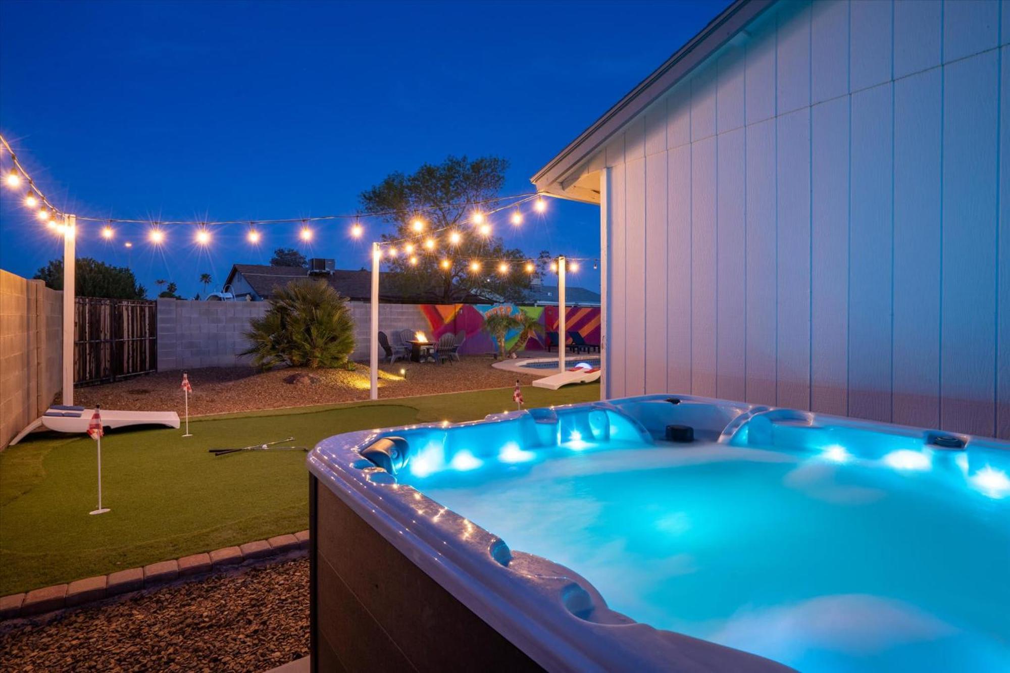 Mini Golf Fire Pit Pool Game Room Chandler Exterior photo